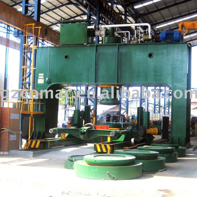 Press and flanging machine for End head Press and flanging machine for End head